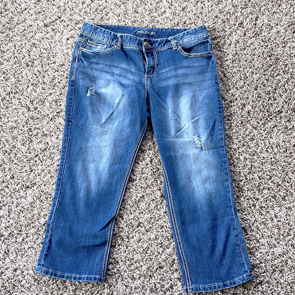Women’s Maurices Jean Capris, Size 11/12